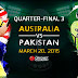 Australia vs Pakistan, ICC Cricket World Cup 2015 quarter-final 3