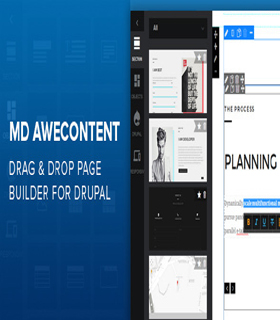 MD AweContent - Page Builder for Drupal 