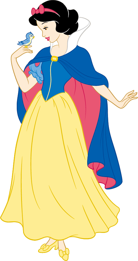 Bezierinfoベジェインフォ 白雪姫のクリップアート Princess Snow White Disney Cartoon イラスト素材