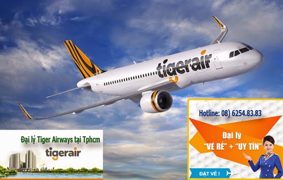 Vé máy bay Tiger Airways ở đại lý Liên Kết Toàn Cầu