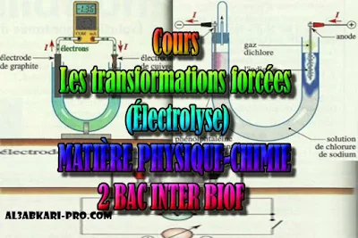 Cours Les transformations forcées (Électrolyse), 2 bac inter biof PDF , Physique chimie, 2 bac inter, sciences biof, PDF, BIOF, baccalauréat international maroc, baccalauréat international, BAC, 2 éme Bac, Exercices, Cours, devoirs, examen nationaux, exercice, filière, 2ème Baccalauréat, prof de soutien scolaire a domicile, cours gratuit, cours gratuit en ligne, cours particuliers, cours à domicile, soutien scolaire à domicile, les cours particuliers, cours de soutien, les cours de soutien, cours online, cour online.