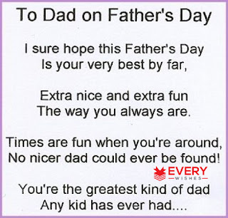 Short Fathers Day Poems 