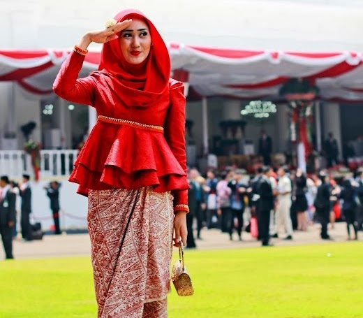 Inspirasi Wanita  Masa kini Fashion  Hijab  yang Menarik