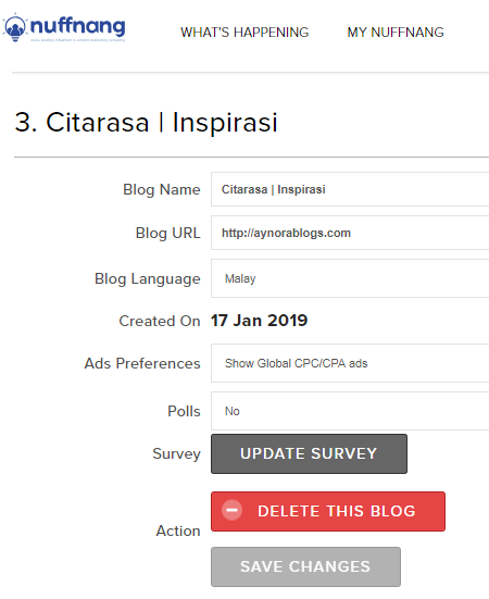 2 CPUV Nuffnang Dari 2 Blog Untuk Bulan Januari 2019