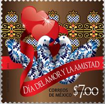 News   on Stamp Collecting News  Valentine S Day Theme Of Mexican Postage Stamp