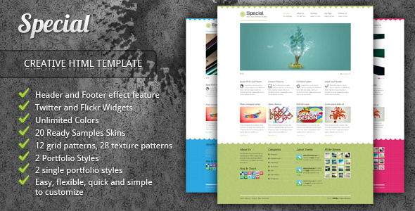 Special - Neat Creative Portfolio HTML Template - Portfolio Creative