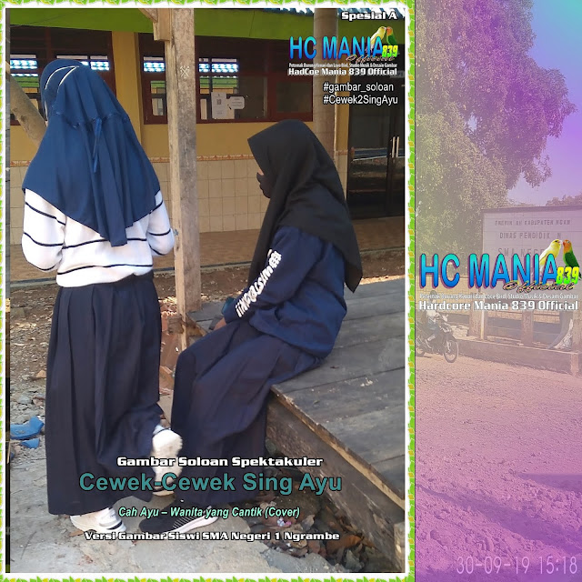 Gambar Soloan Spektakuler - Gambar Siswa-Siswi SMA Negeri 1 Ngrambe - Buku Album Gambar Soloan Edisi 11