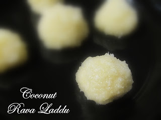 Coconut Rava Laddu