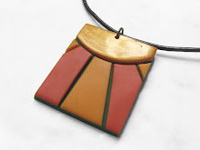 Polymer clay pendant by WindySunset