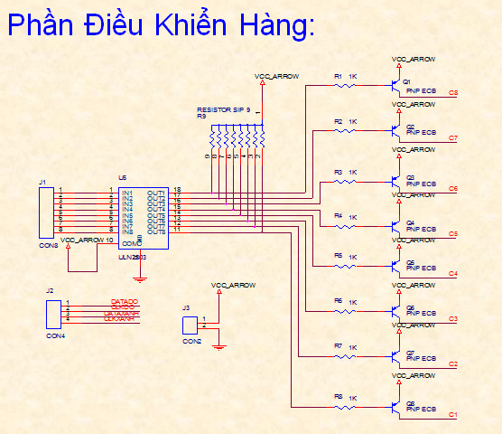 Đồ án Ma trận led 2 màu