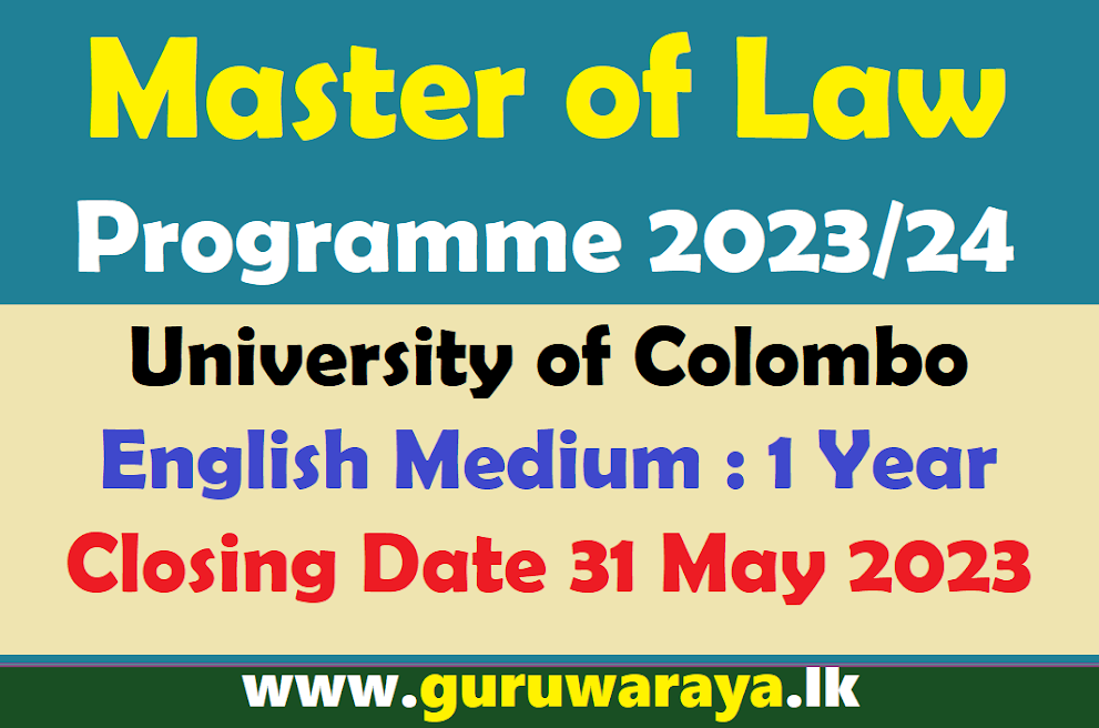 Master of Law Programme 2023/24 