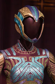 Nakia helmet and costume detail Black Panther Wakanda Forever