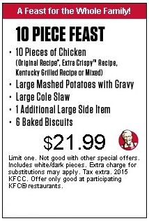 kfc coupons 2018