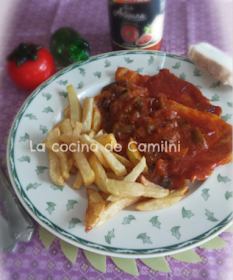 Filetes con tomate (La cocina de Camilni)