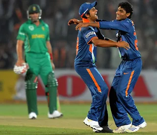 India vs South Africa 1st ODI 2010 Highlights