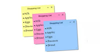 Scrivere Post-it sul desktop del PC per appunti o promemoria
