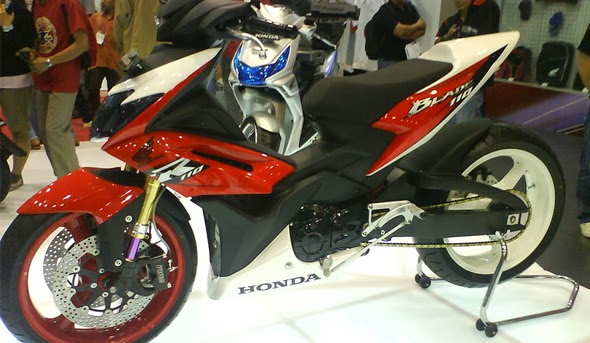 Foto Modifikasi Motor Honda Blade Terbaru