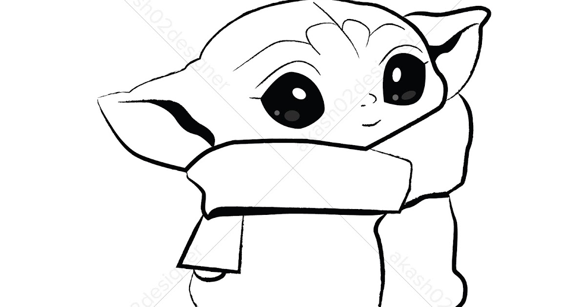 Download Super cute baby Yoda svg png jpeg AI EPS editable digital ...