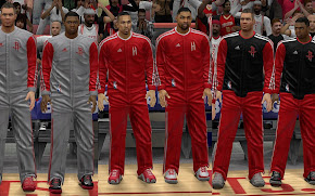 NBA 2K13 Houston Rockets Warmup Uniforms Patch