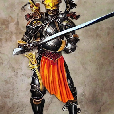Gatot Kaca Using A Sword' in Stable Diffusion