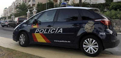 Un coche de la policia Nacional en Málaga. EFE/Archivo
