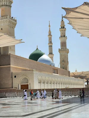 معالم المدينة المنورة السياحة المسجد النبوي قبة خضراء الروضة الشريفة جبل أحد مسجد قباء الدينية التاريخ الإسلامي