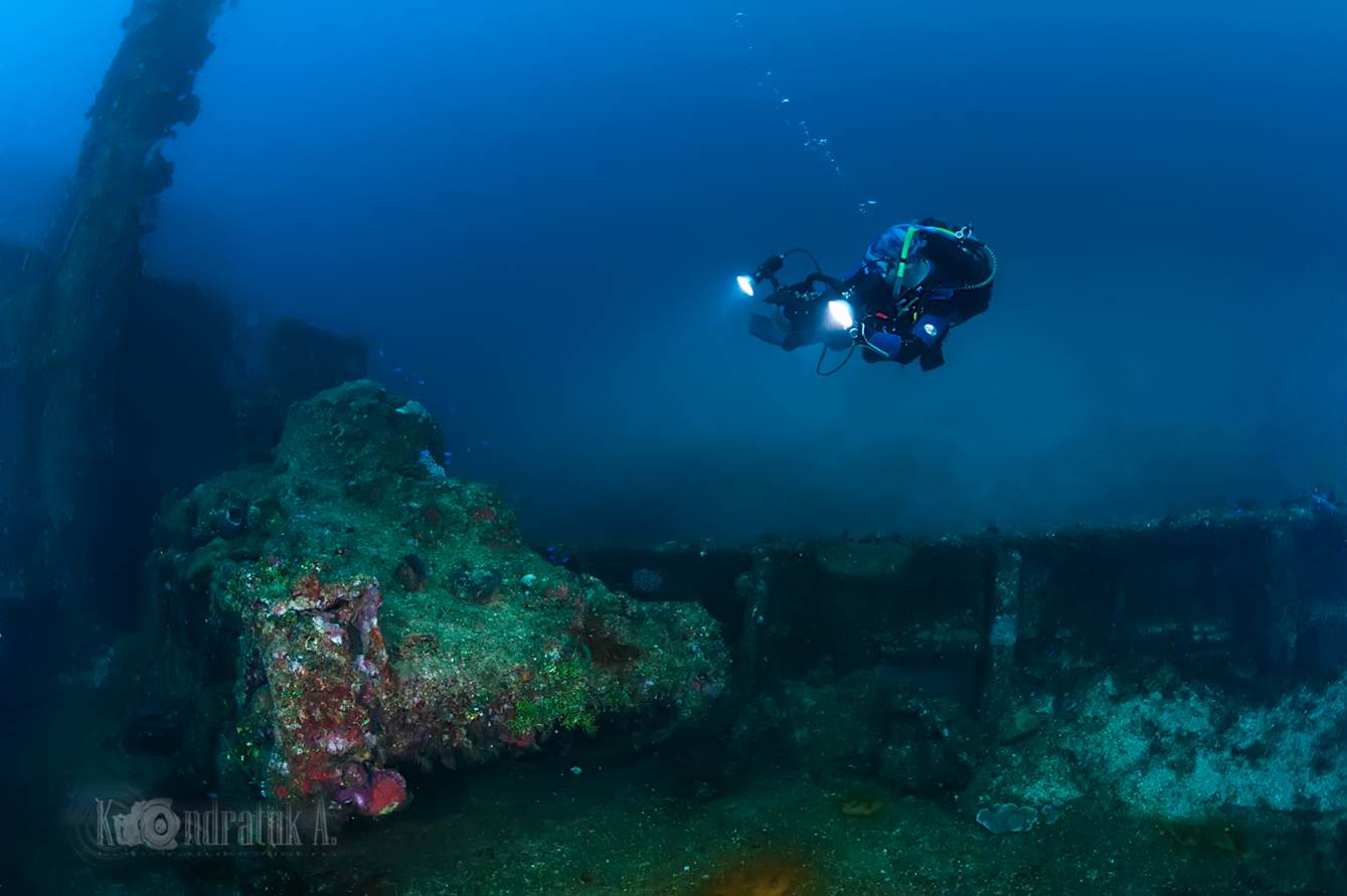The amazing wrecks  of Truk  Lagoon  by Aleksei Kondratuk 