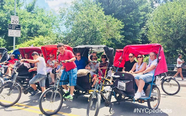 1Hr. Central Park Pedicab Rickshaw Tour