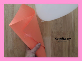 Construction paper cone template
