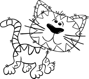 Wallpaper cat cartoon