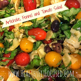 Artichoke, Fennel, Tomato Salad, Clean Eating Recipe