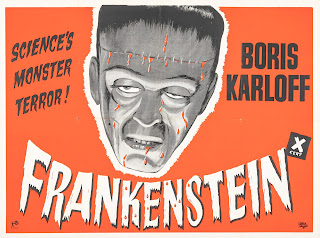 FRANKENSTEIN. Reino Unido. Cartelera Quad: 76 x 102 cms. EL DOCTOR FRANKENSTEIN. Frankenstein. 1931. Estados Unidos. Dirección: James Whale. Reparto: Boris Karloff, Colin Clive, Mae Clarke, John Boles, Edward van Sloan, Dwight Frye, Frederick Kerr, Lionel Belmore, Marilyn Harris.