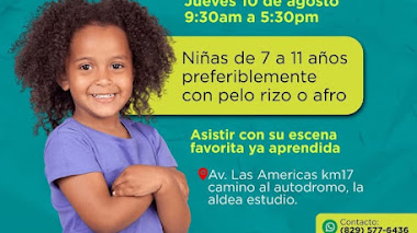 CASTING en REPÚBLICA DOMINICANA: Se buscan NIÑAS de 7 a 11 años para PELÍCULA!