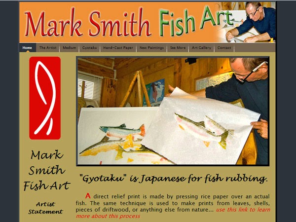 mark smith fish art website sample