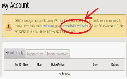 cara verifikasi okpay  cara verifikasi okpay 2013 cara verifikasi akun okpay cara mudah verifikasi okpay cara verifikasi paypal dengan okpay