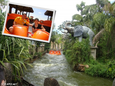 Atração Império das Águas no Beto Carrero World