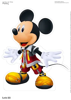 Mickey Mouse: Free Printable Centerpieces.