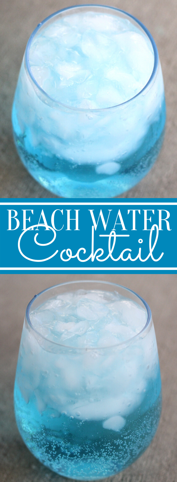 BEACH WATER COCKTAIL #drinks #alcoholic