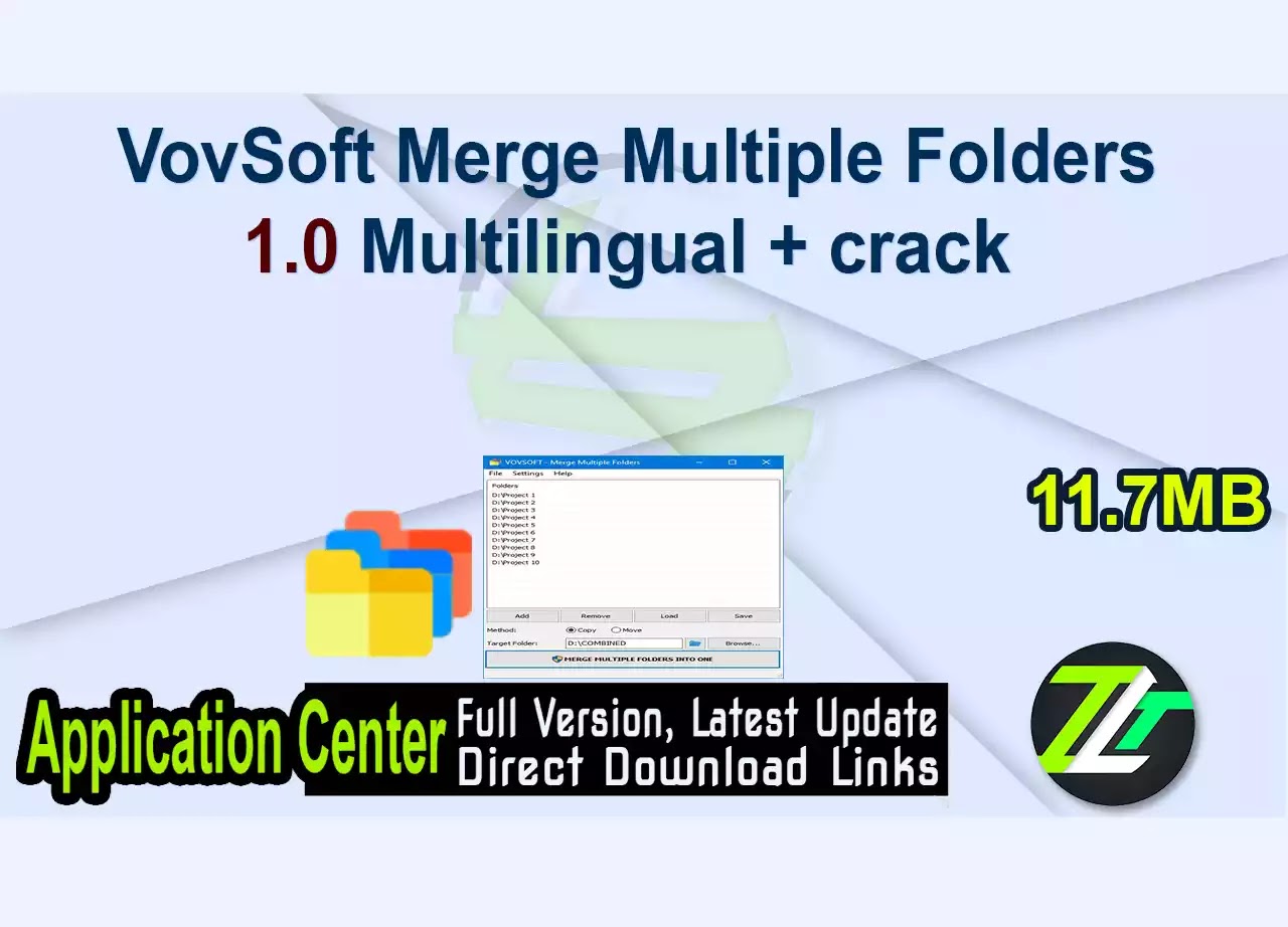 VovSoft Merge Multiple Folders 1.0 Multilingual + crack