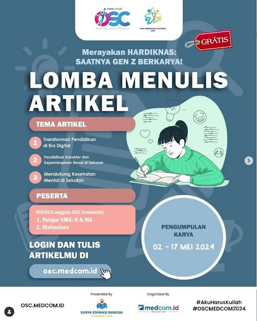 Lomba Menulis Artikel Gratis