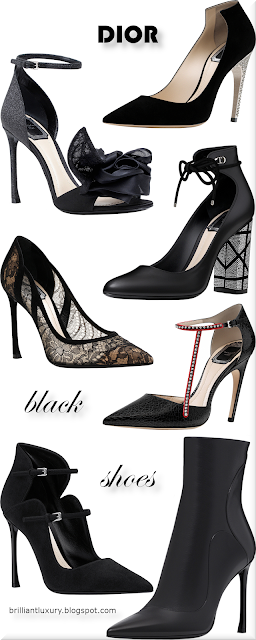 ♦Black Dior Shoe Collection #dior #shoes #black #brilliantluxury