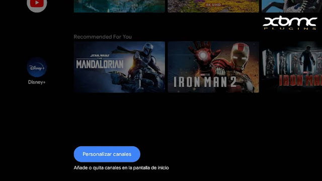 kodi android tv google peliculas