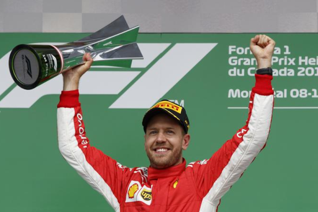 F1, Vettel pigliatutto: conquista Canada e classifica piloti