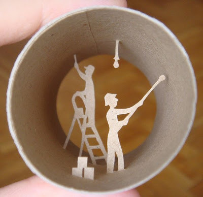 Toilet Paper Roll Art