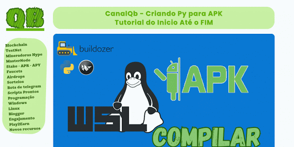 Converter Script.py para APK usando Buildozer e Python