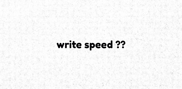 Blog writing speed