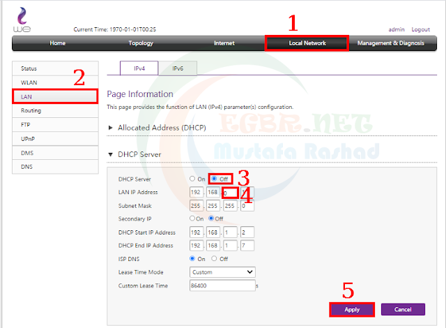 استخدام راوتر  we الجديد zxhn h188a اكسز بوينت