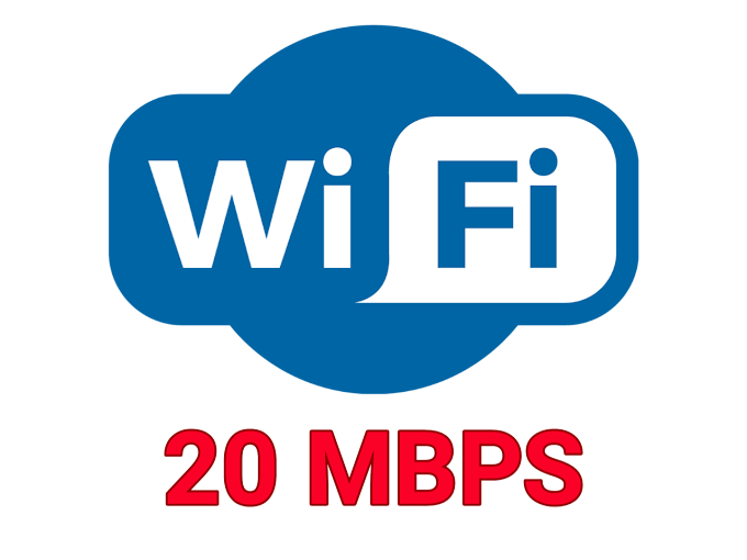 20 MBPS Wifi Connection