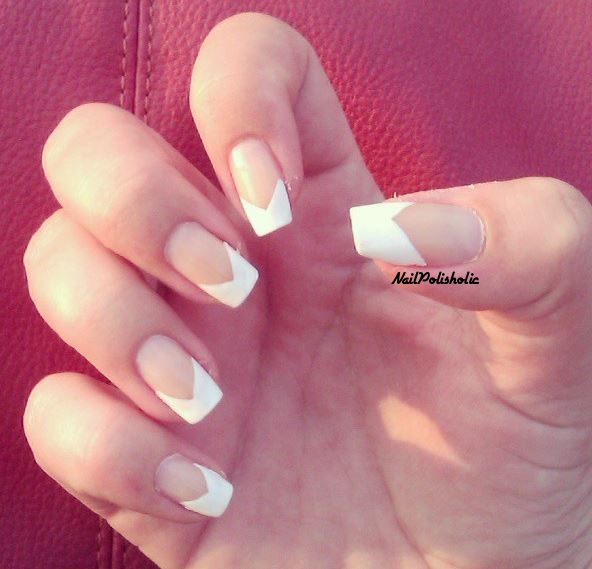 Fancy French Manicure Nail Polisholic