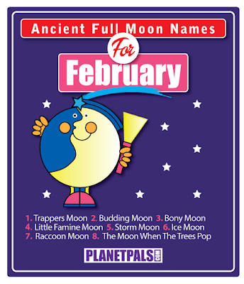 February ancient full moon names and fun facts